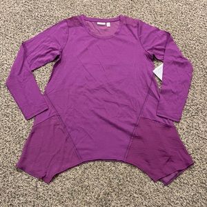 LOGO by Lori Goldstein Solid Tunic Top